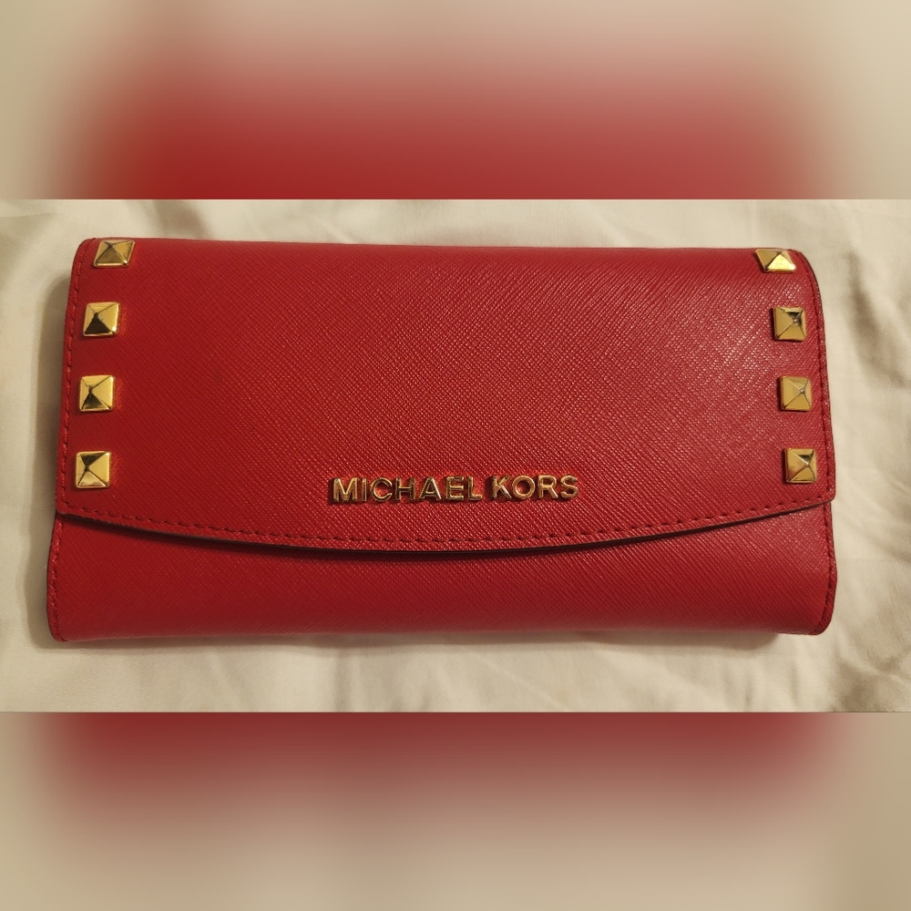 Michael Kors Red Wallet